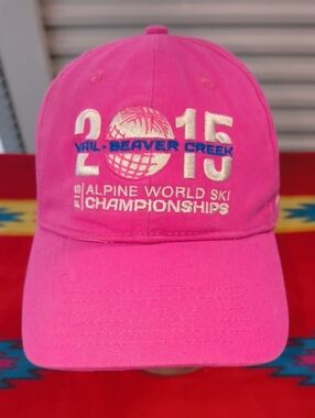 2015 Vail Beaver Creek Alpine World Ski Championship Snapback Hat Cap OSFA